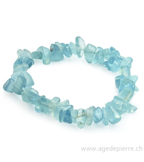 Bracelet en aigue marine