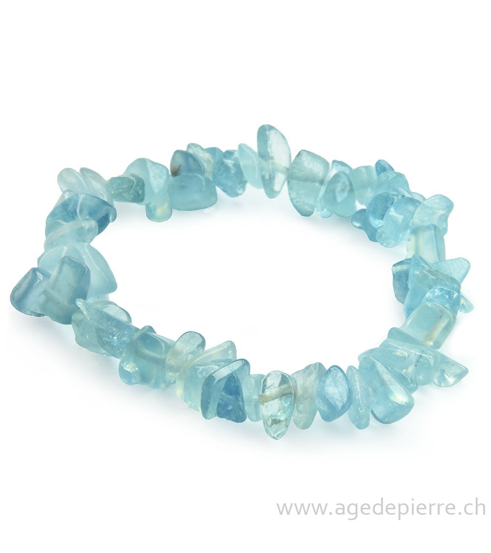 Bracelet en aigue marine