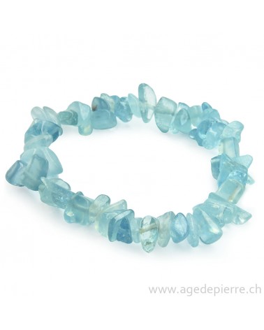 Bracelet en aigue marine