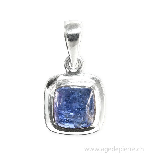 Pendentif tanzanite et argent 925 l'âge de pierre vevey