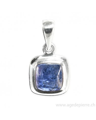Pendentif tanzanite et argent 925 l'âge de pierre vevey