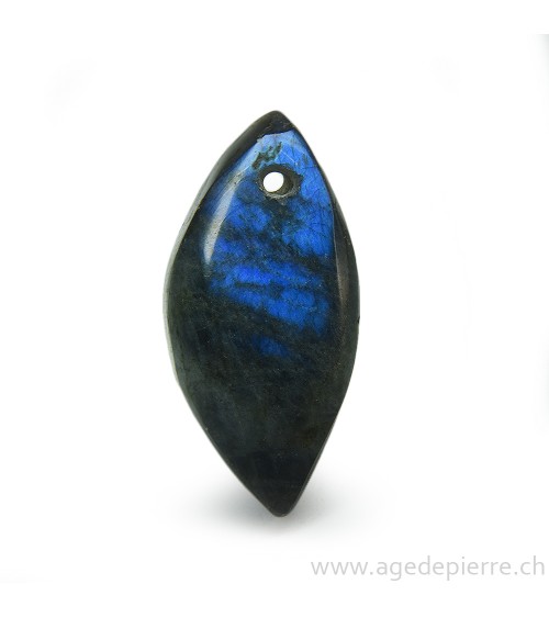 Labradorite pendentif pierre percée