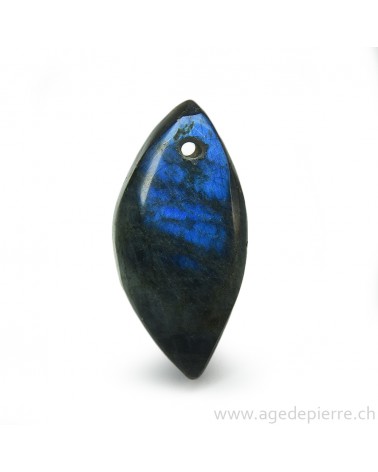 Labradorite pendentif pierre percée