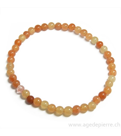 Aventurine orange bracelet