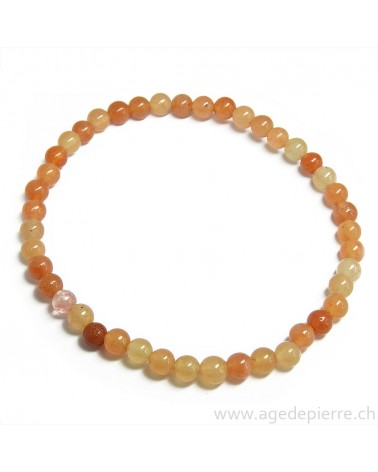 Aventurine orange bracelet