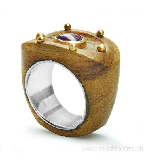 Bague avec rubis l'Âge de pierre Vevey