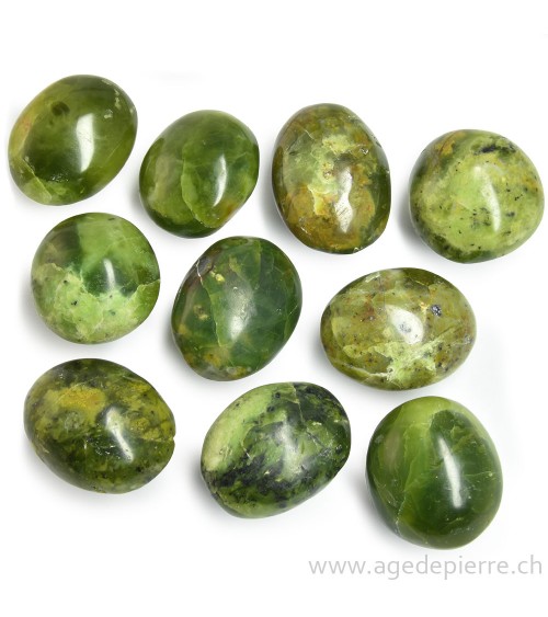 Opale verte galets ronds