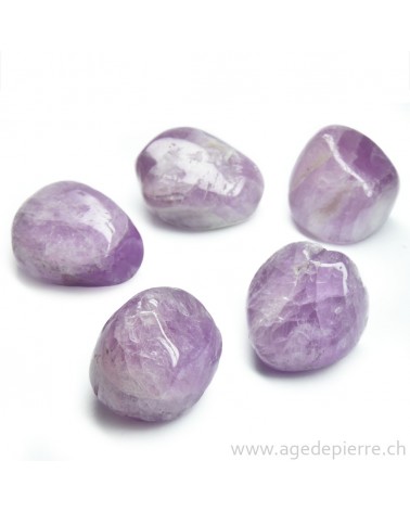 Kunzite galet rond