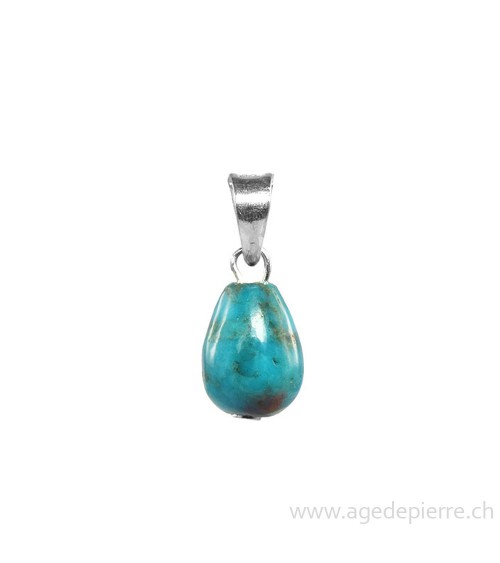 Pendentif turquoise et argent