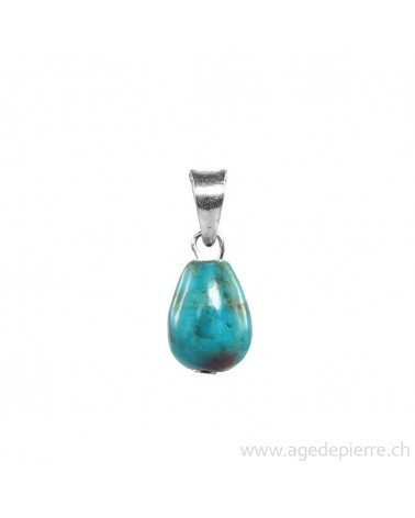 Pendentif turquoise et argent