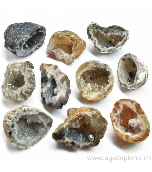 agate géode l'Âge de pierre