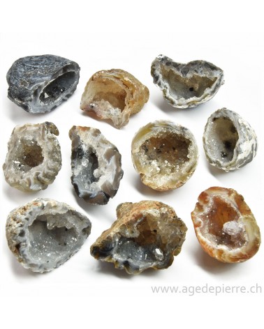 agate géode l'Âge de pierre
