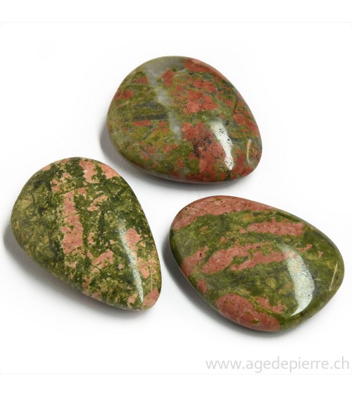 Unakite galets ronds