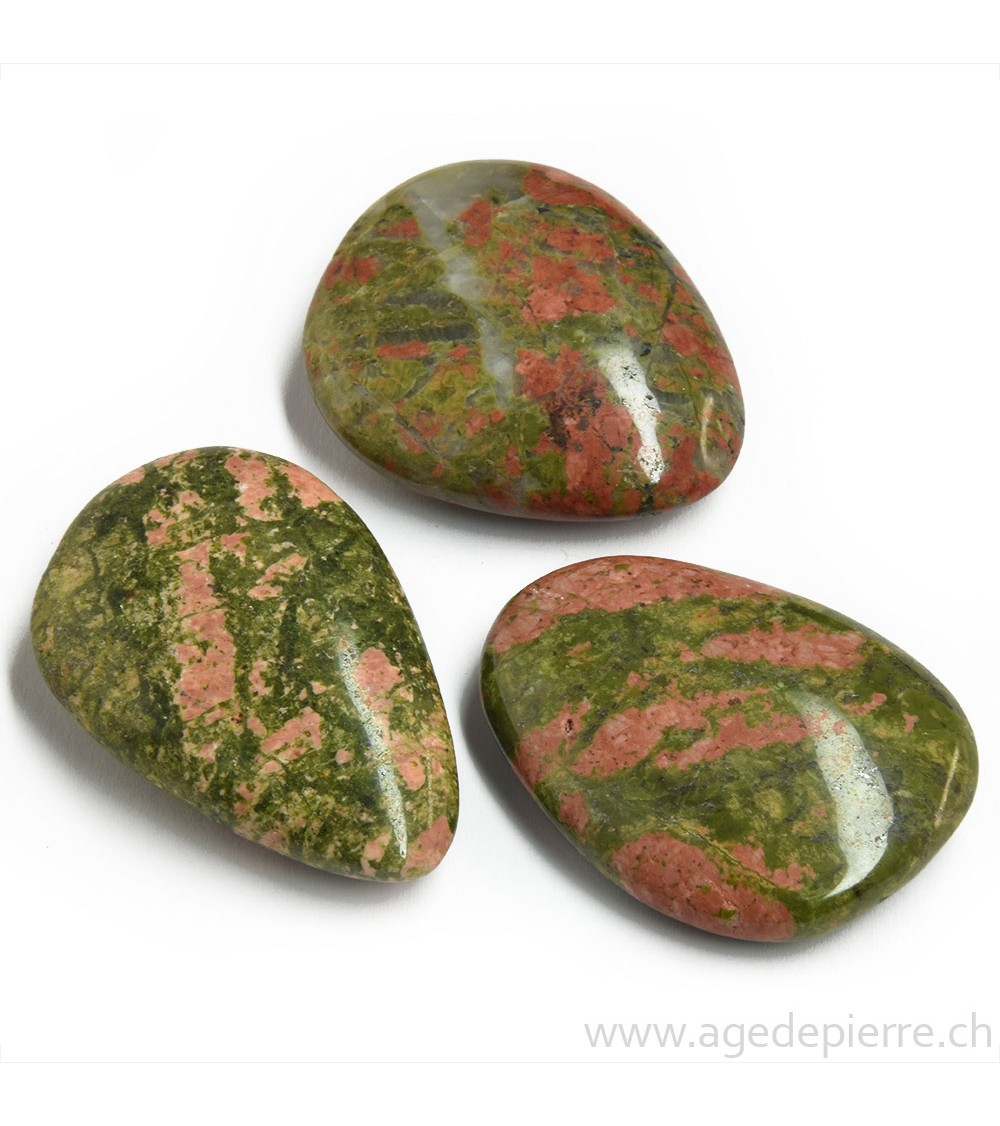 Unakite galets ronds
