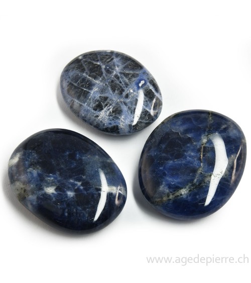 Sodalite galet l'âge de pierre Vevey