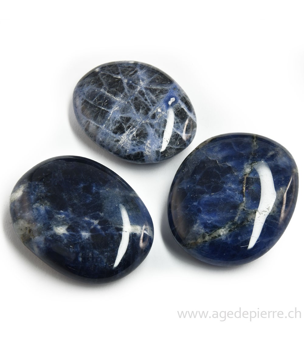 Sodalite galet l'âge de pierre Vevey
