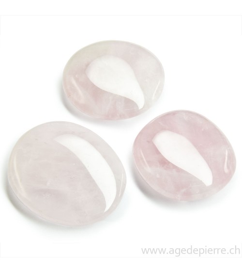 Galet de quartz rose