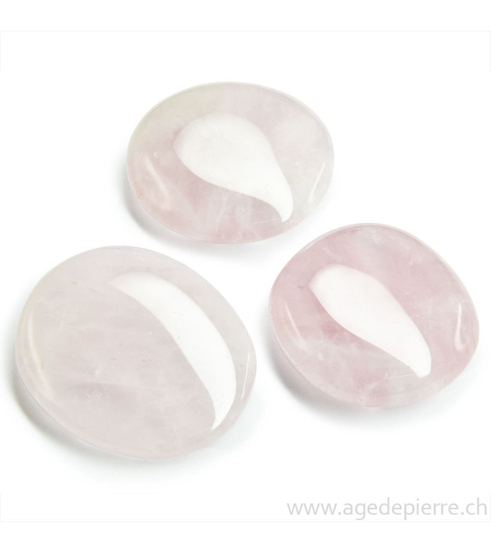Galet de quartz rose