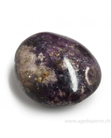 Grand galet de lépidolite