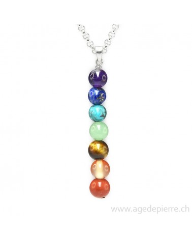 Pendentif 7 chakras