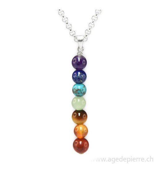 Pendentif 7 chakras