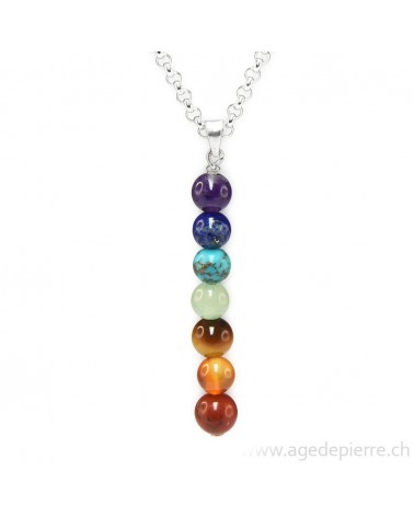 Pendentif 7 chakras