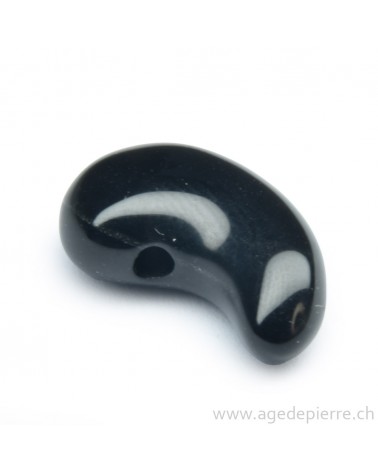 Obsidienne noire grand pendentif Magatama