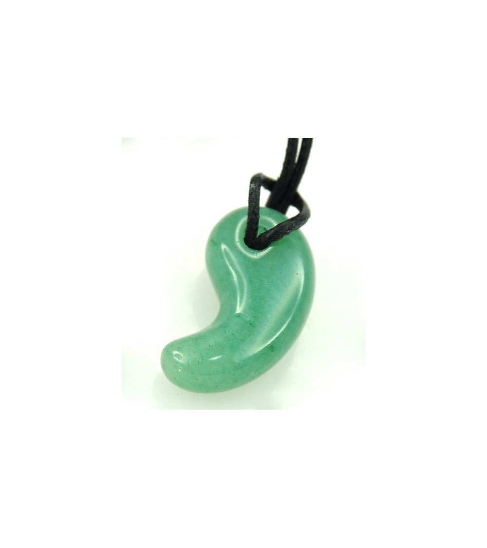 Aventurine verte Magatama pendentif