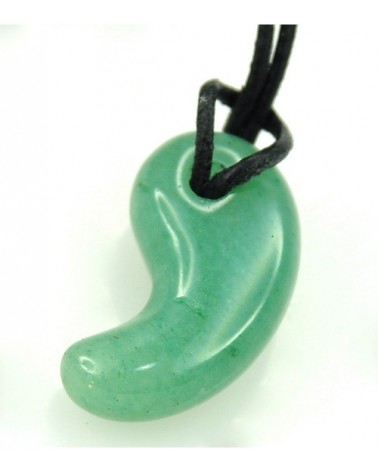 Aventurine verte Magatama pendentif