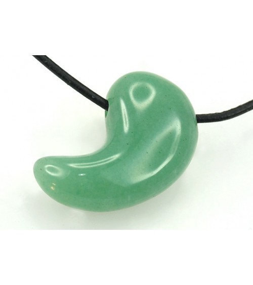 Aventurine verte Magatama pendentif