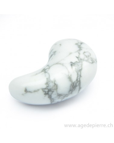 Magnésite Magatama pendentif