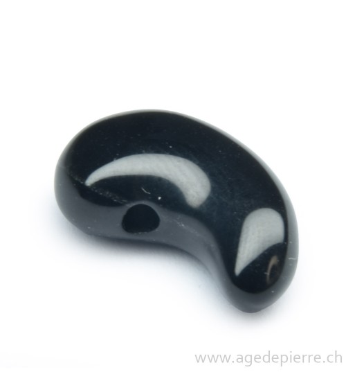 Obsidienne noire petit pendentif Magatama