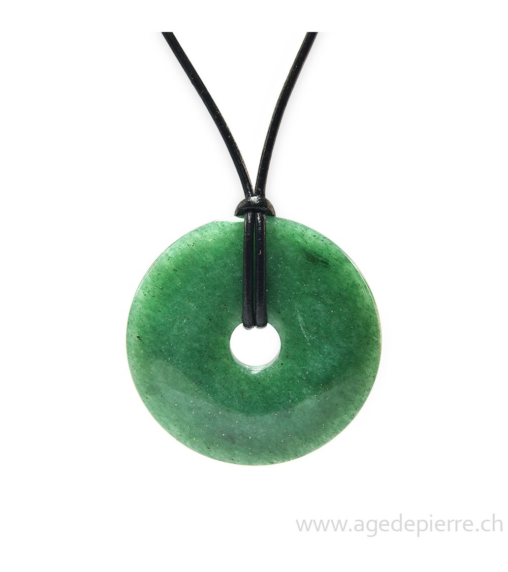 Aventurine verte en donut
