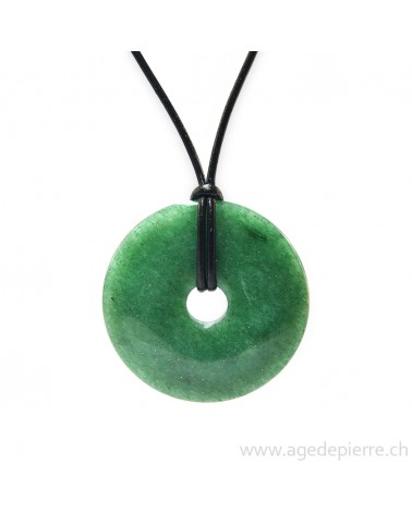 Aventurine verte en donut