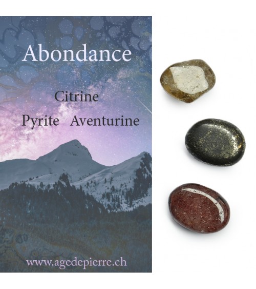 Kit de pierres abondance l'Âge de pierre Vevey