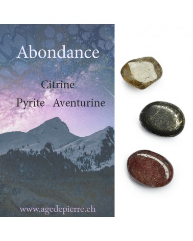 Kit de pierres abondance l'Âge de pierre Vevey