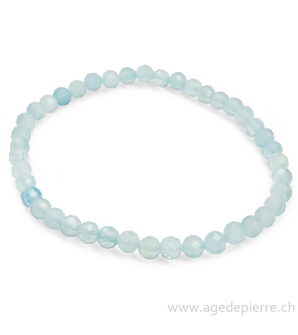 Aigue-marine bracelet l'Âge de pierre Vevey
