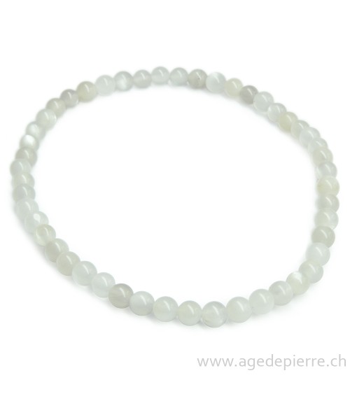 Bracelet en pierre de lune l'Âge de pierre Vevey