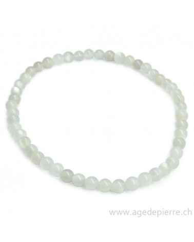 Bracelet en pierre de lune l'Âge de pierre Vevey