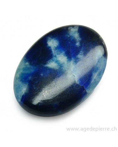 Afghanite galet plat  l'Âge de pierre Vevey