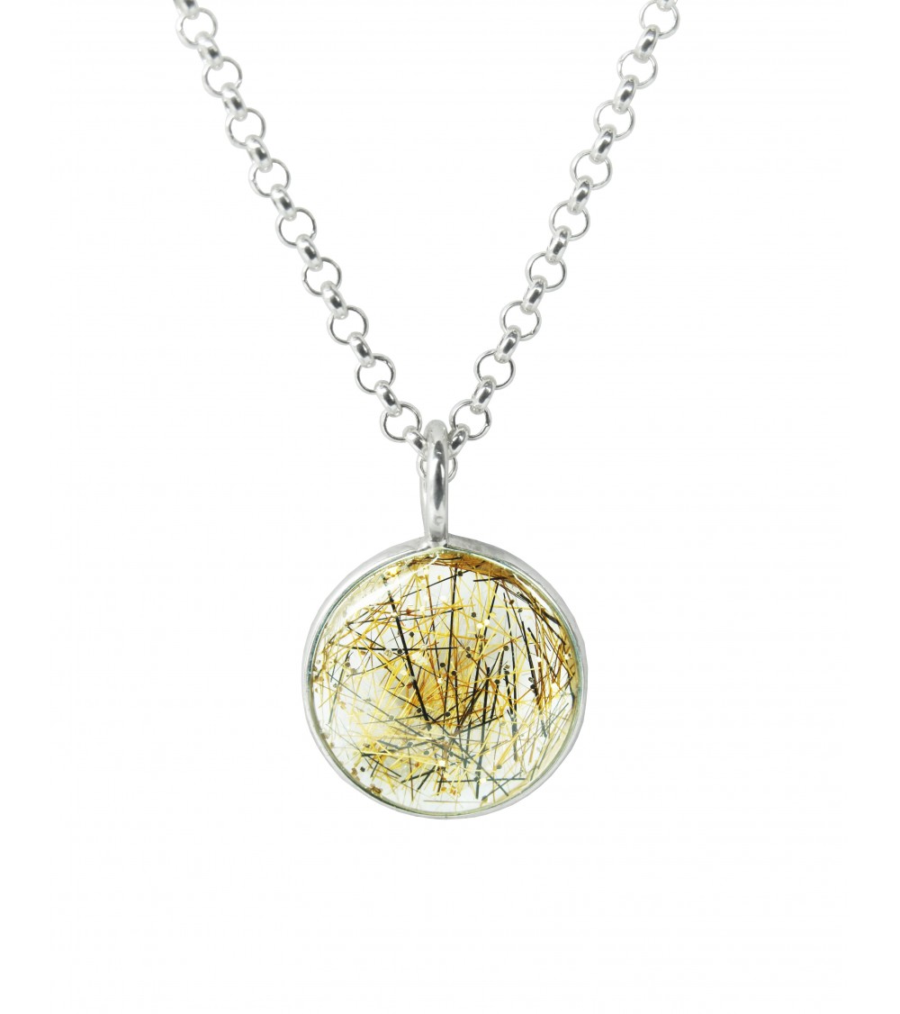 pendentif en argent 925 avec cha&icirc;ne