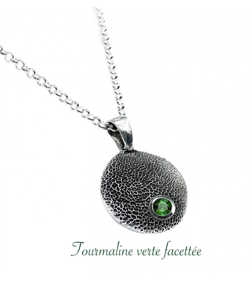 Tourmaline verte facettée