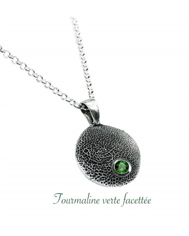 Tourmaline verte facettée