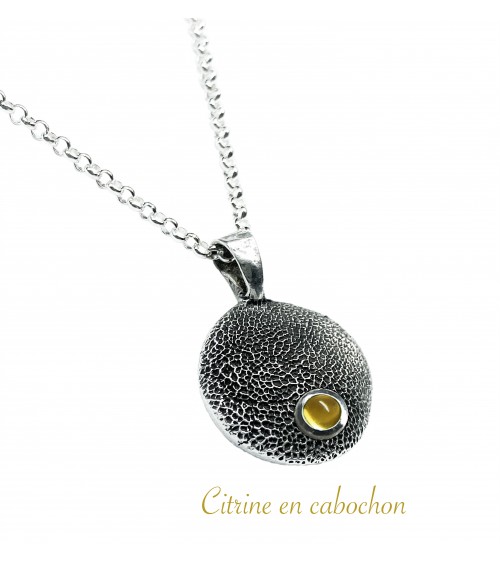 Citrine cabochon