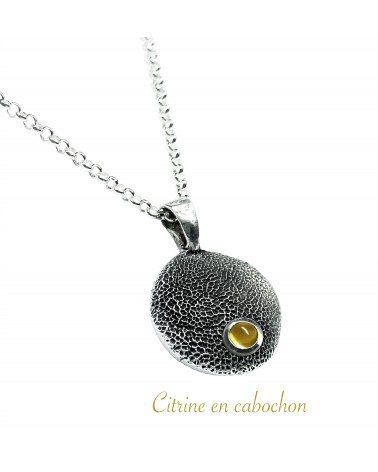 Citrine cabochon