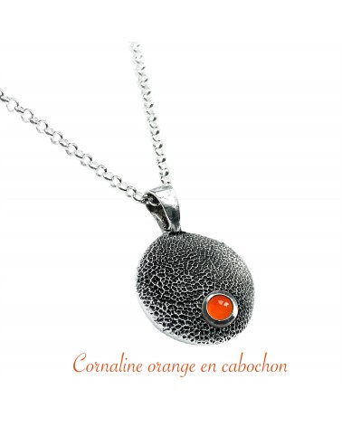 Cornaline en cabochon