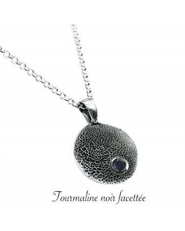 Tourmaline noir facettée