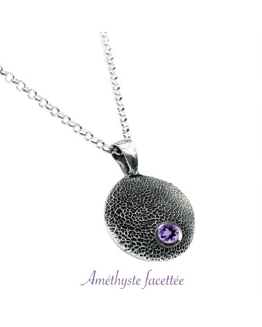 améthyste facettée