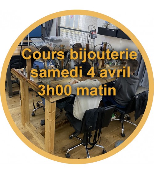 N2e/Cours initiation &agrave; la bijouterie 3h00 samedi 4 avril 2026