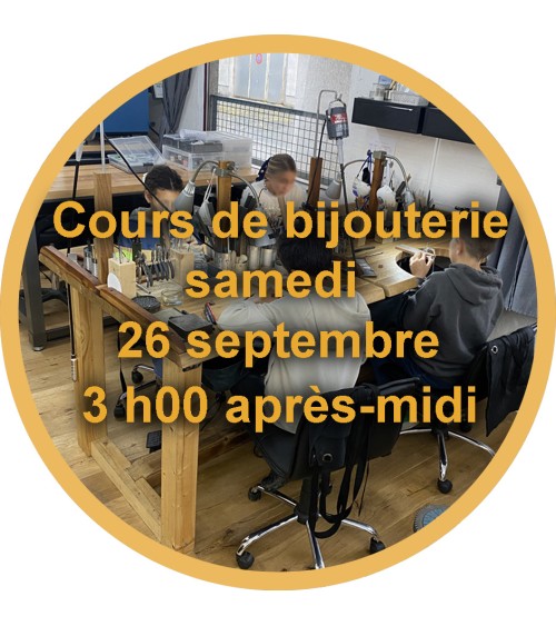 N2d/Cours d'initiation bijouterie 3h00 samedi apr&egrave;s- midi 26 septembre 2026
